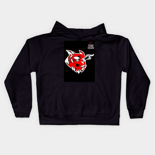 Bwn Radio Mad Lads Logo Kids Hoodie by Bwn Radio